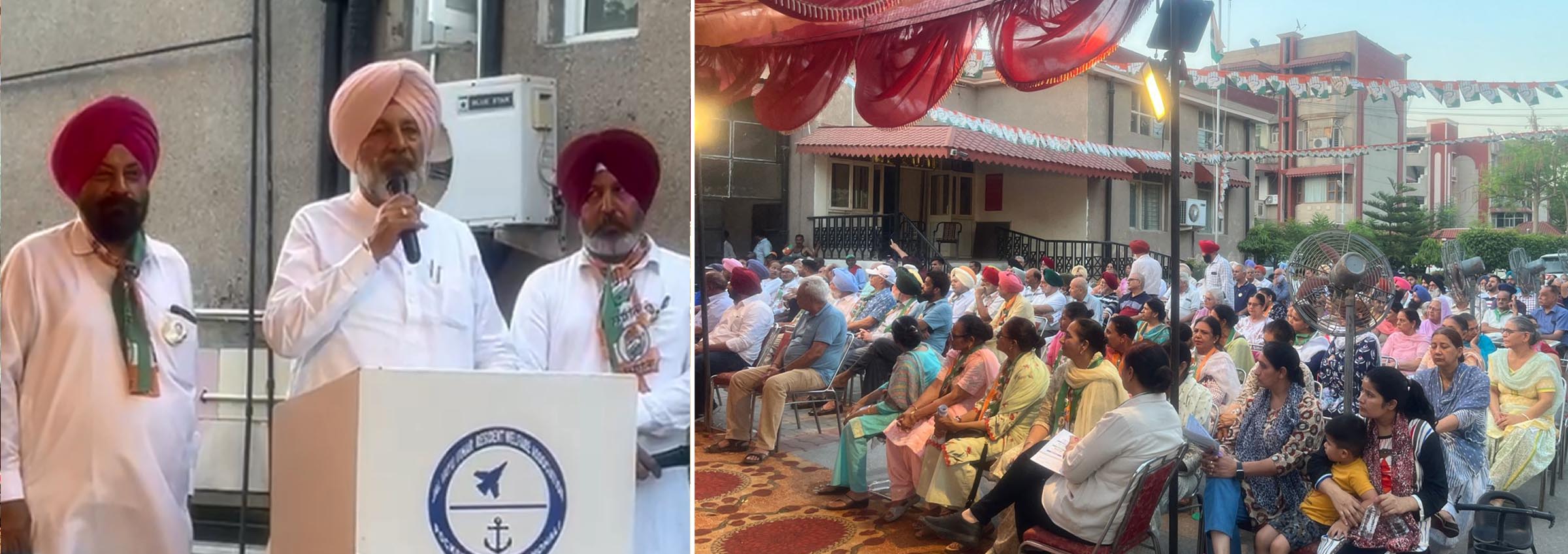 Campaigned in favor of Vijayinder Singla